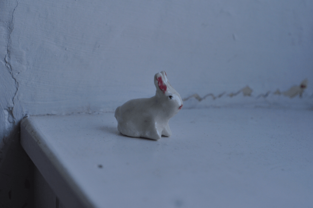 Little clay rabbit