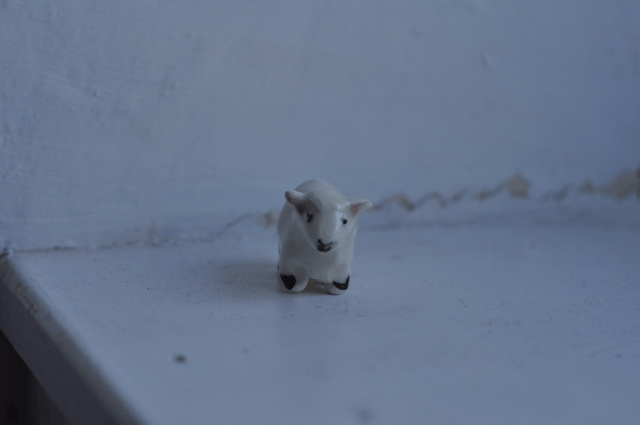 Little clay sheep 